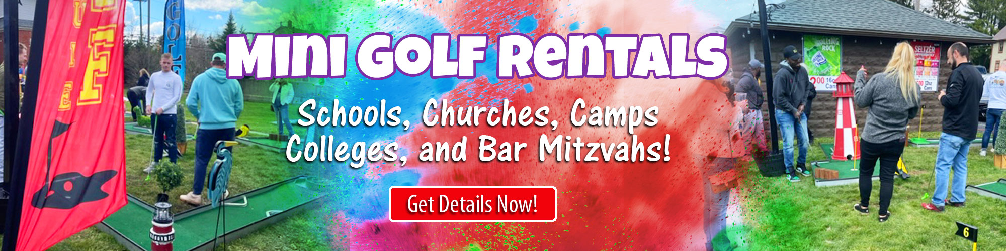 Schools Mini Golf Rentals